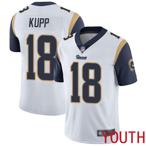 Los Angeles Rams Limited White Youth Cooper Kupp Road Jersey NFL Football 18 Vapor Untouchable